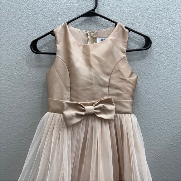 Speechless Girls Formal Dress Size 7 Champ Sleeveless Bow Waist Satin - Picture 3 of 8